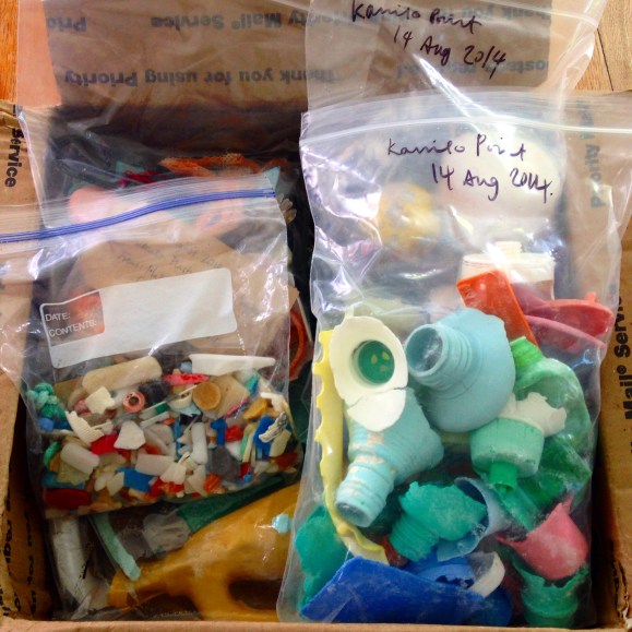 package of waste plastic